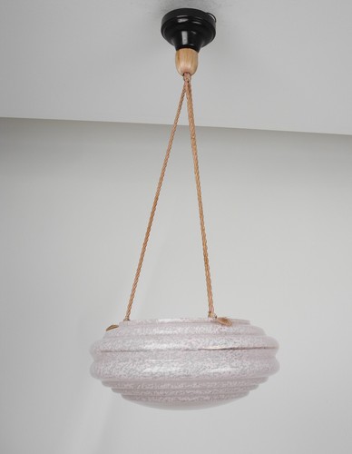 Lampadario vintage vetro
