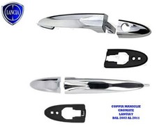 LANCIA YPSILON Y 03 >11 2003>2011 COPPIA MANIGLIE ESTERNE CROMATE SX + DX