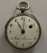 Orologio da tasca in argento Robert & Courvoisier 1800 circa