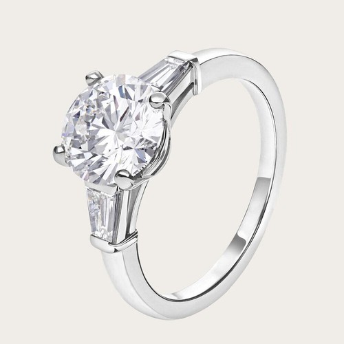 Anello fidanzamento platino - anello, di