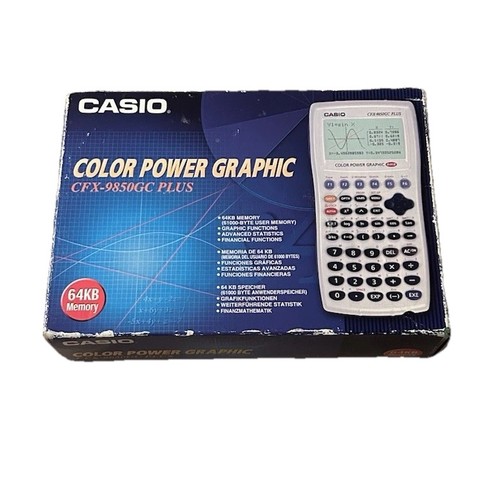 Casio cfx 9850gc - casio, cfx-9850gc
