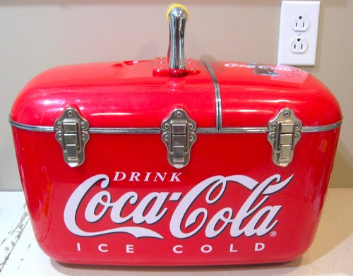 Vintage coca cola - coca-cola, cooler