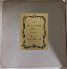 BOCCHERINI - Le sei sinfonie