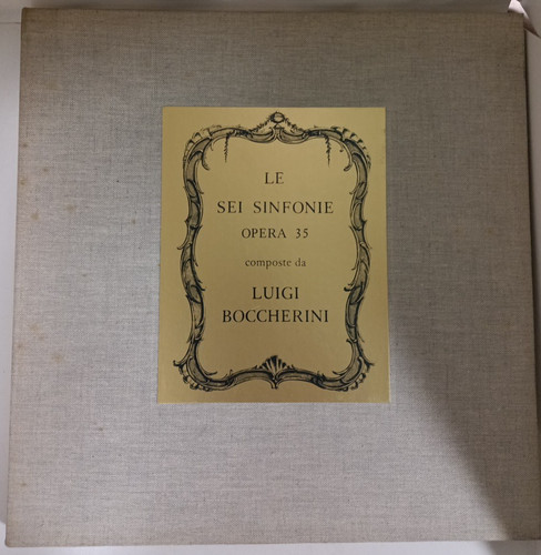Boccherini sei sinfonie - -,
