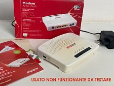Telecom Italia Modem ADSL2+ Wi-Fi USATO NON FUNZIONANTE DA TESTARE  con filtro