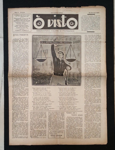 Giornale visto 1923 - giornale, 'o