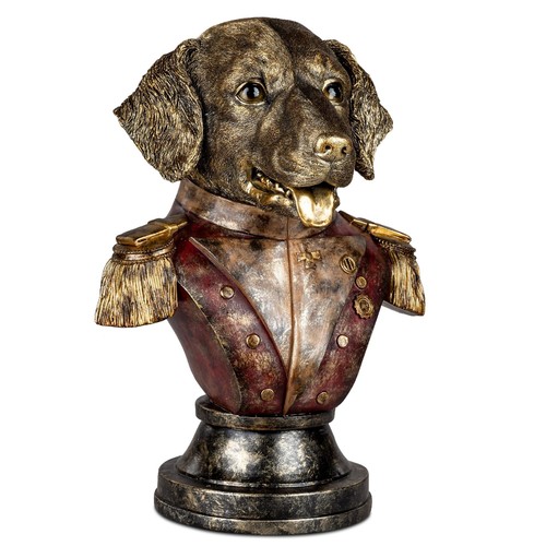 Busto decorativo cane - in, frac