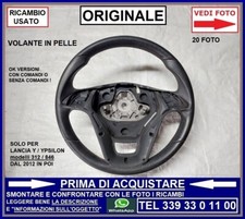 VOLANTE STERZO IN PELLE ORIGINALE LANCIA Y / YPSILON 3 mod 312 846
