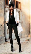 DENNY ROSE PIUMINO cappotto lungo art. 4530 tg.S colore NERO,tg.M colore BIANCO