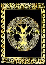 Arazzo Nero Decorativo Indiano