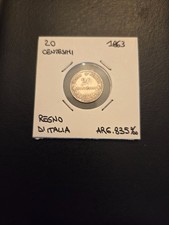 Moneta argento 20 centesimi