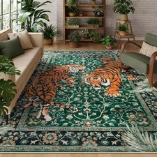 Tappeto tigre bohemien stampa