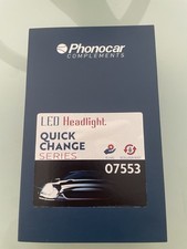  Coppia Lampade AUTO LED MOTO "Quick Change" H7 Bianco Puro Phonocar 07553