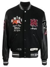 AMIRI Giacca Uomo Nera Varsity