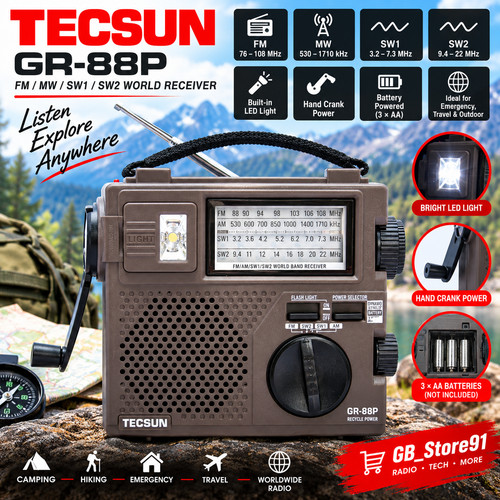 Tecsun 88p ricevitore - tecsun, gr-88
