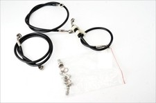 Honda Hornet 600 11 13 tubi freno in treccia aeronautica con perni  (non orig.)