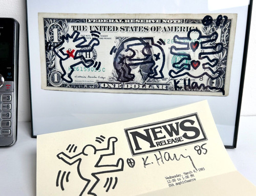 Keith haring banconota - haring, da