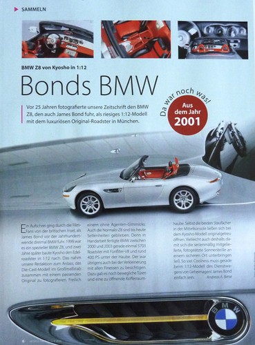 Bmw kyosho un - z8, in