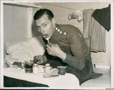 1936 Foto Marchel Guimbretierre di Francia mangia, 6 giorni bici corsa Nyc Sports 7X9