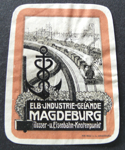 Allemagne werbemarke elb - allemagne, :