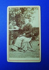 Foto epoca antica CDV Donna