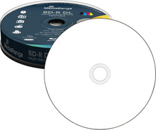 10 BLU-RAY -  BD-R DL 50 Gb, Velocità 6X, Stampabile Full Printable