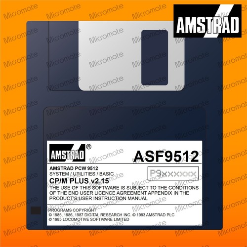 Amstrad pcw 9512 cpm - pcw, cpm+
