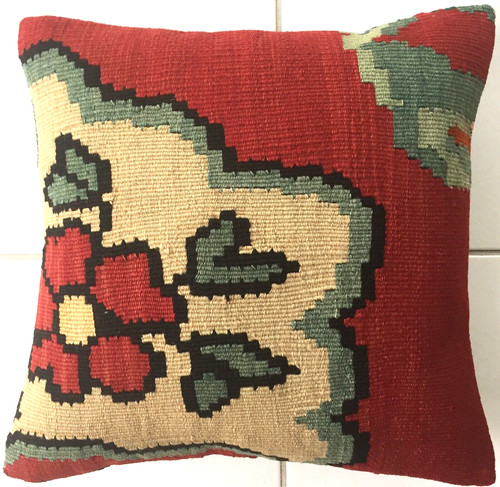 Cuscino kilim antico orientale - kilim,