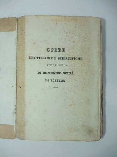 Opere letterarie - , e