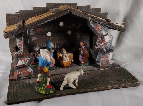 Splendido presepe vintage