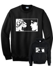 Felpa Tigerman nera cartoon