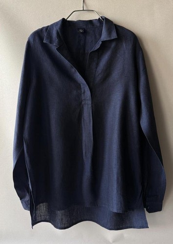Camicia donna fay lino navy - camicia,
