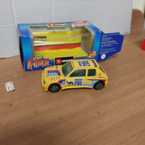 Burago italy peugeot 205 - burago, 1:25