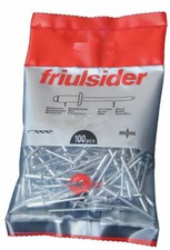 Rivetti in alluminio testa tonda Ø 4,0x16 mm rivetto di fissaggio scatola da 100