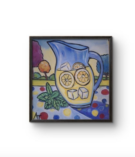 Brocca limonata pop art - , quadro