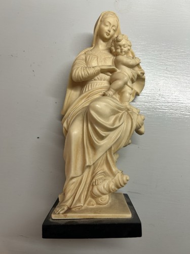 Statuina madonna con bambino - con,