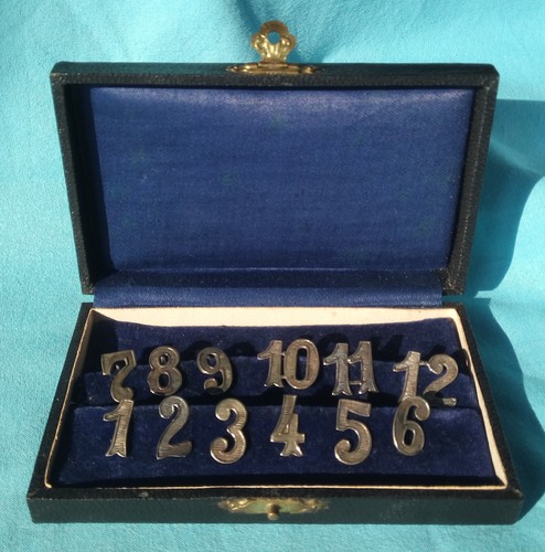 Superbi numeri argento alpacca - argento,
