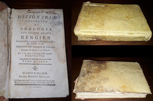 Dizionario ragionato - , di