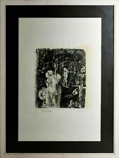 ENZO BRUNORI (Perugia 1924 - Roma 1993) OPERA INCISIONE ACQUAFORTE CON CORNICE 