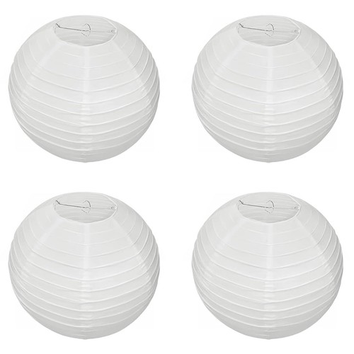 White paper lanterns - white,
