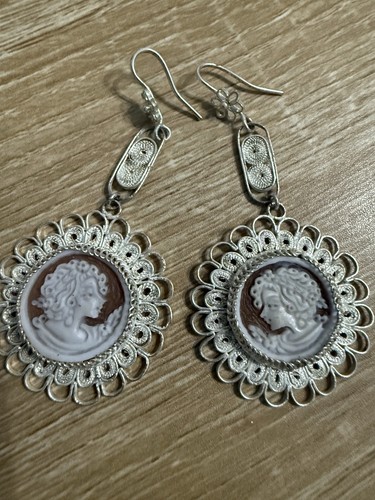 Orecchini cammeo e - orecchini,