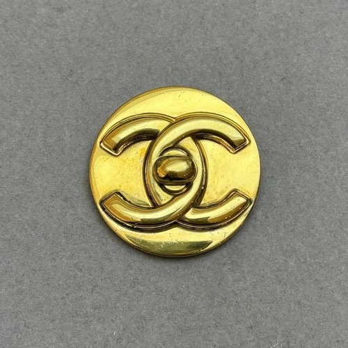 Spilla rotonda chanel vintage - spilla,