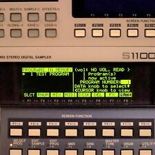 Akai S 1000, S 1000PB, S 1100 MX 76 Display LED Limone/Nero