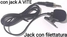 Microfono JACK con FILETTATURA
