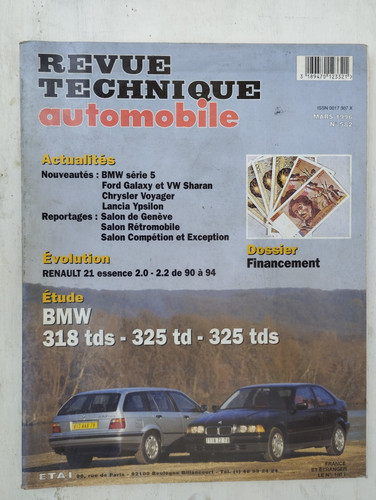 Revue technique bmw 318 tds - technique,