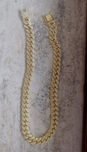 Collana uomo oro placcata - placcata,
