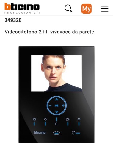 Bticino 349321 videocitofono - 349321,