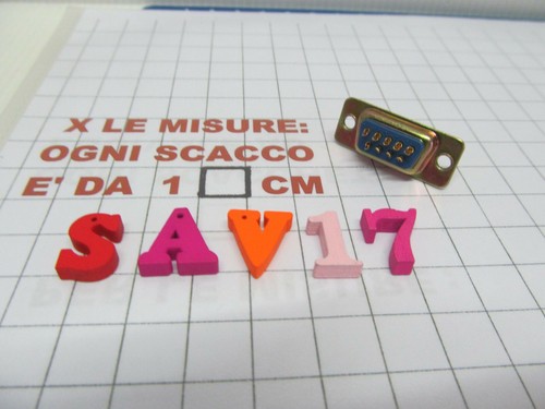 Sav17 spinotto maschio - plug, da