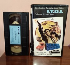 SQUADRA OMICIDI CHIAMA COBRA 1976 + RARE VHS + ITA AVOFILM + Leggere Descrizione