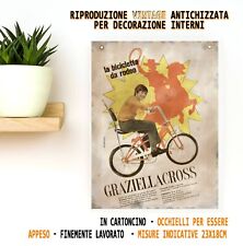 Graziella bicicletta cross ragazzo cartonato pubblicità carnielli treviso NUOVO 